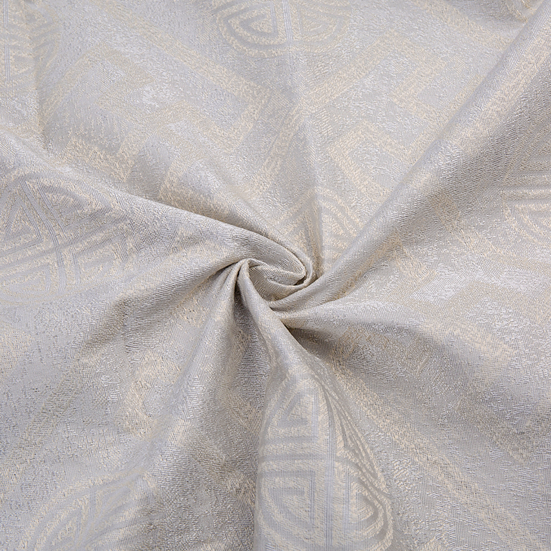 Double sided composite jacquard blackout fabric